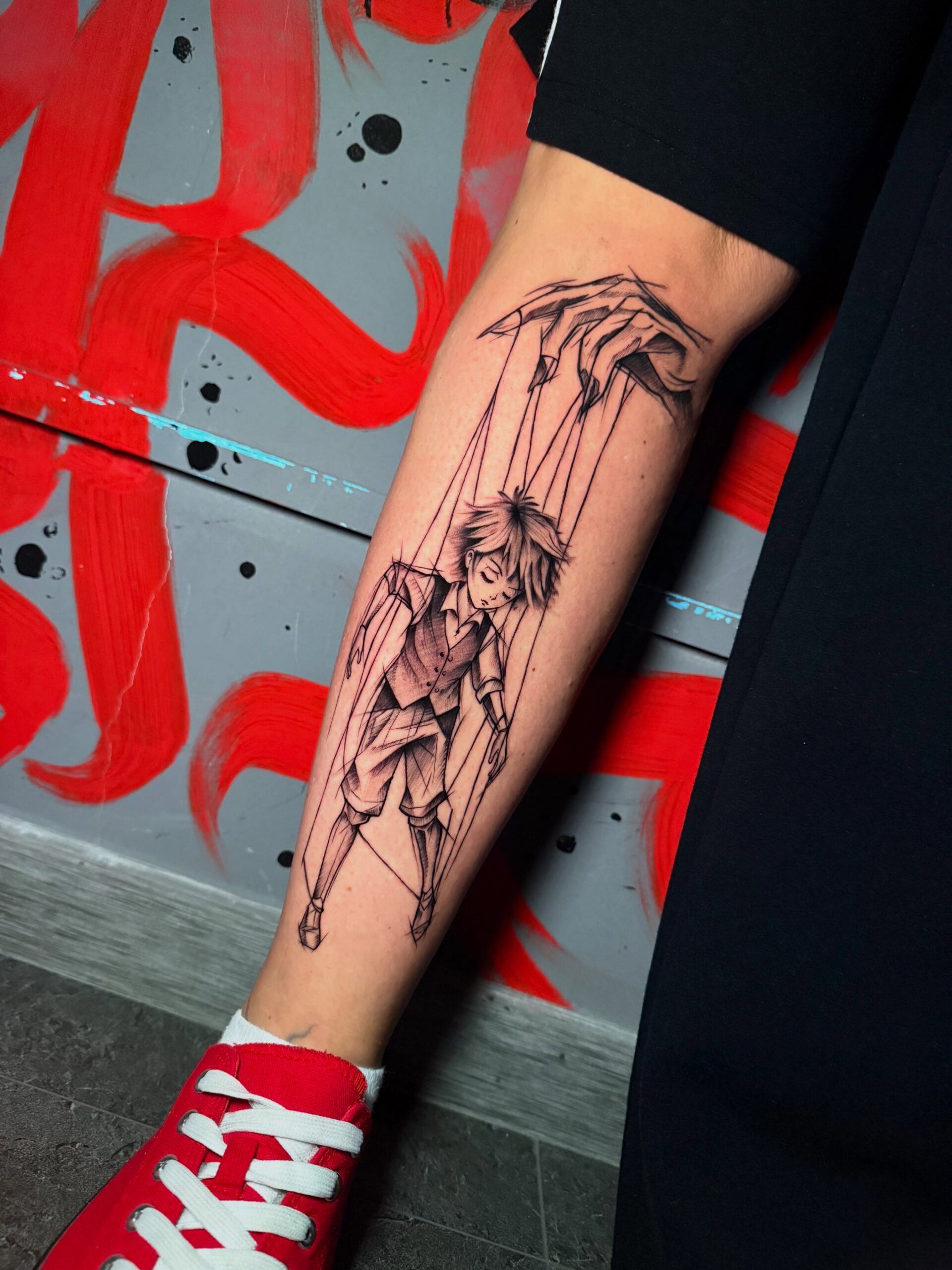 Tatuaż z profilu INK.lusive na Instagramie